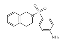 4-(3,4-dihydro-1H-isoquinolin-2-ylsulfonyl)aniline结构式