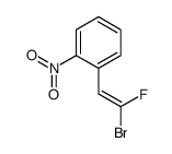 1-(2-bromo-2-fluoroethenyl)-2-nitrobenzene Structure