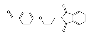 4-[3-(1,3-dioxoisoindol-2-yl)propoxy]benzaldehyde结构式