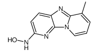 2-hydroxyamino-6-methyldipyrido(1,2-a-3',2'-d)imidazole Structure