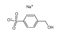 sodium 4-(hydroxymethyl)benzenesulfonate Structure