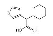 2-cyclohexyl-2-thiophen-3-ylacetamide结构式
