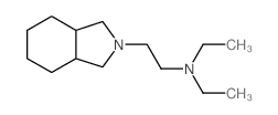 2-(1,3,3a,4,5,6,7,7a-octahydroisoindol-2-yl)-N,N-diethyl-ethanamine structure