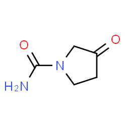 1-Pyrrolidinecarboxamide,3-oxo-(9CI) structure