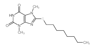 Theobromine, 8-(octylthio)- picture