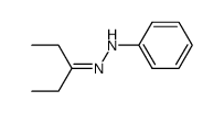 pentan-3-one-phenylhydrazone结构式