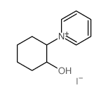 Pyridinium,1-(2-hydroxycyclohexyl)-, iodide (1:1)结构式