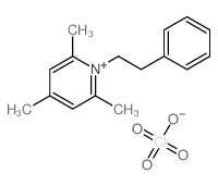 2,4,6-trimethyl-1-(2-phenylethyl)pyridin-1-ium,perchlorate结构式