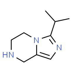 Imidazo[1,5-a]pyrazine, 5,6,7,8-tetrahydro-3-(1-methylethyl)- (9CI) structure