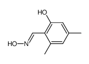 (E)-2-hydroxy-4,6-dimethylbenzaldehyde oxime Structure