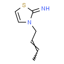 2(3H)-Thiazolimine,3-(2-butenyl)-(9CI) structure