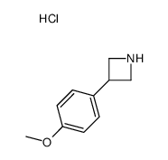 3-(4-methoxyphenyl)azetidine,hydrochloride Structure