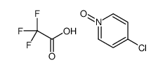 4-chloro-1-oxidopyridin-1-ium,2,2,2-trifluoroacetic acid Structure