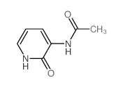 N-(2-羟基吡啶-3-基)乙酰胺结构式