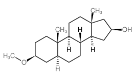 Androstan-16-ol,3-methoxy-, (3b,5a,16b)- (9CI)结构式
