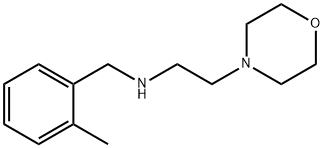 N-[(2-methylphenyl)methyl]-2-morpholin-4-ylethanamine结构式