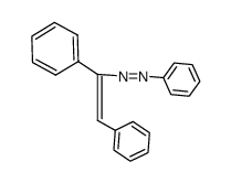 E,Z-1,2-diphenyl-1-phenylazo-ethene结构式