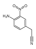 2-(4-amino-3-nitrophenyl)acetonitrile结构式