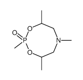 2,4,6,8-tetramethyl-1,3-dioxa-6-aza-2-phosphacyclooctane 2-oxide结构式