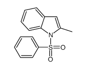 1-(benzenesulfonyl)-2-methylindole结构式