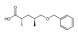 (2S,4S)-5-(benzyloxy)-2,4-dimethylpentanoic acid Structure