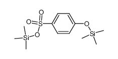 4-Trimethylsiloxy-1-benzolsulfonsaeure-trimethylsilylester结构式