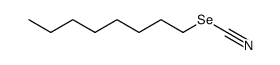 octyl selenocyanate Structure