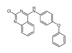 2-chloro-N-(4-phenoxyphenyl)quinazolin-4-amine结构式