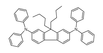 9,9-dibutyl-2-N,2-N,7-N,7-N-tetraphenylfluorene-2,7-diamine Structure