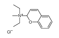 N,N-Diethyl-2H-1-benzopyran-3-methanamine hydrochloride Structure