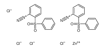 2-(phenylsulphonyl)benzenediazonium tetrachlorozincate (2:1)结构式