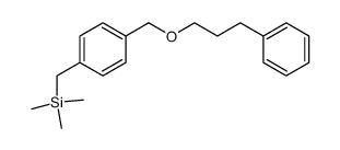 trimethyl{4-[(3-phenylpropoxy)methyl]benzyl}silane Structure