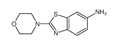 2-Morpholinobenzo[d]thiazol-6-amine structure