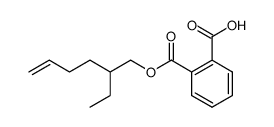 mono(2-ethyl-5-hexenyl) 1,2-benzenedicarboxylate结构式