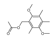 1-acetoxymethyl-2,5-dimethoxy-3,4,6-trimethyl-benzene Structure