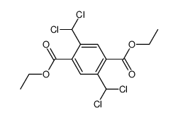 2,5-bis-dichloromethyl-terephthalic acid diethyl ester Structure