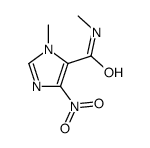 N,1-DIMETHYL-4-NITRO-1H-IMIDAZOLE-5-CARBOXAMIDE structure