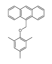 (trimethyl-2,4,6 phenoxy)methyl-9 anthracene Structure