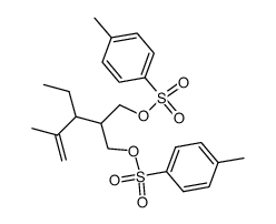2-(1-ethyl-2-methyl-2-propenyl)propane-1,3-diol ditosylate Structure