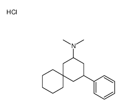 N,N-dimethyl-2-phenylspiro[5.5]undecan-4-amine,hydrochloride Structure