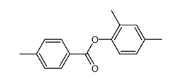 2,4-dimethylphenyl 4-methylbenzoate Structure