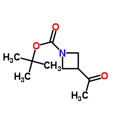 tert-butyl 3-acetylazetidine-1-carboxylate structure