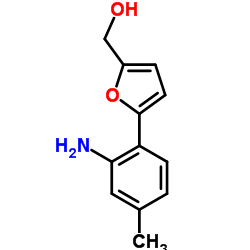 [5-(2-AMINO-4-METHYL-PHENYL)-FURAN-2-YL]-METHANOL结构式