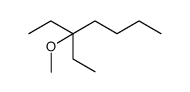 Heptane, 3-ethyl-3-methoxy Structure