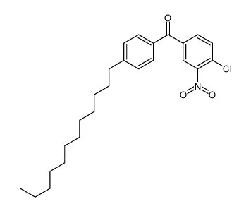 (4-chloro-3-nitrophenyl)-(4-dodecylphenyl)methanone Structure