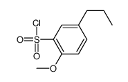 2-methoxy-5-propylbenzenesulfonyl chloride Structure