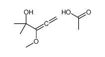 acetic acid,3-methoxy-2-methylpenta-3,4-dien-2-ol结构式