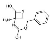benzyl N-(3-amino-2-oxoazetidin-3-yl)carbamate结构式