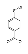 methyl 4-chlorosulfanylbenzoate Structure