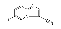 Imidazo[1,2-a]pyridine-3-carbonitrile, 6-iodo Structure